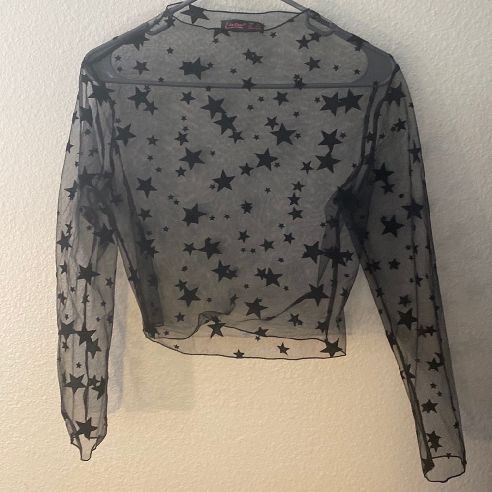 Star Mesh Crop Top ⭐️